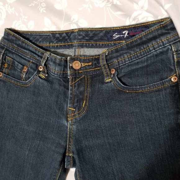 Seven Brand Capri Jeans - Size 25 - 22" Inseam - Picture 5 of 11